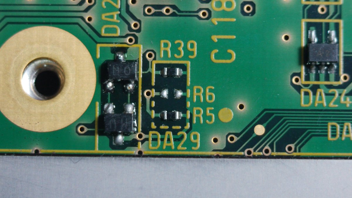 natalie_thenerd's tweet image. Game Cube region swap on a Japanese console. Just bridge R6 which is just above the CPU