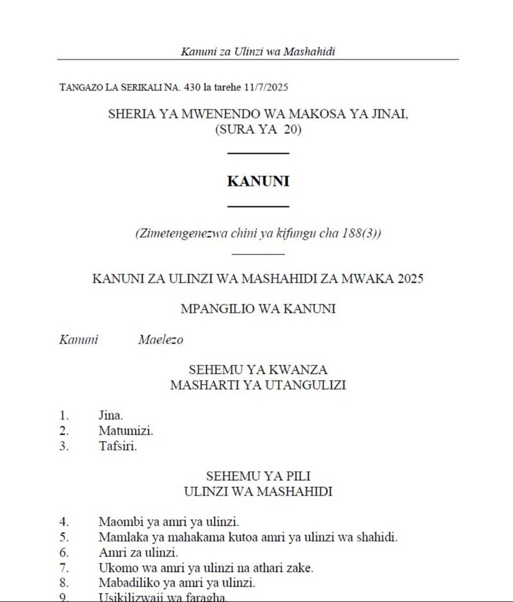 MpaleMpoki's tweet image. Targetted legislation
Madhila yake utaweza kuyajua ukitafutilia na kusoma historia ya Edgar Tekere waziri wa Zimbabwe aliyeua mazungu na kujitetea kwa kinga ya kisheria iliyotungwa na wazungu wachache kabla ya uhuru. Sheria ni msumeno @Advocate_Jebra @MariaSTsehai @lifeofmshaba