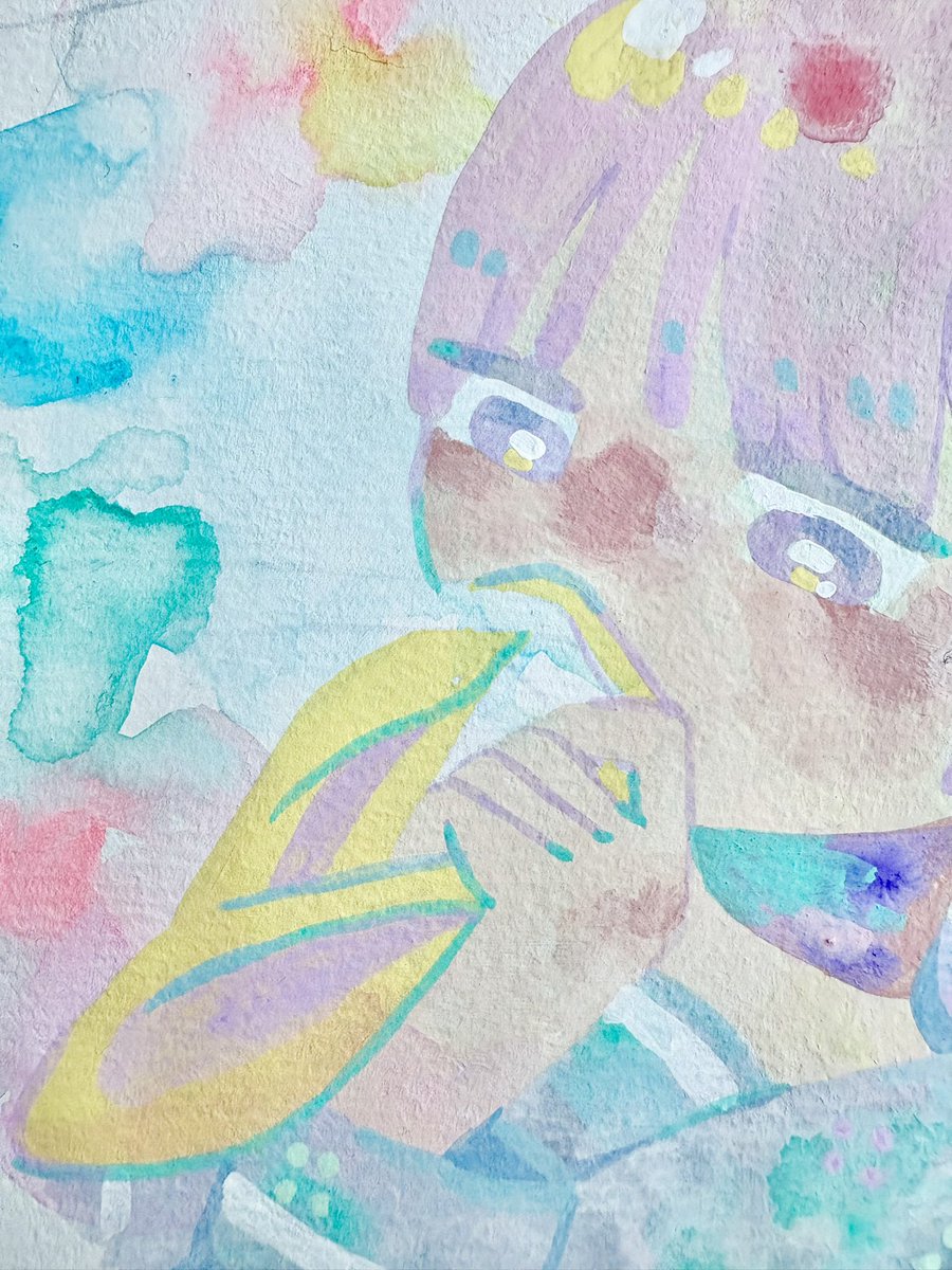 cloudy__8's tweet image. 髪の毛ピンクは久しぶりかも🦄