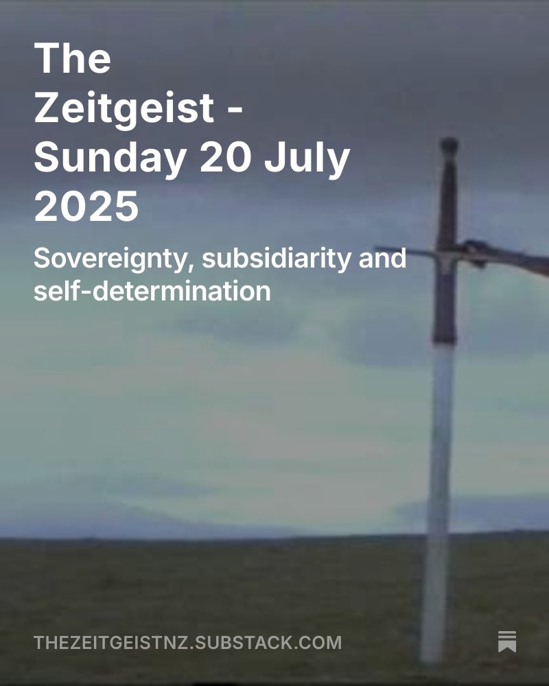 TheZeitgeistNZ's tweet image. The Zeitgeist this week: Sovereignty is under siege - from global trade pressure, attempts to impose global governance, elite corruption, and replacist immigration policies. We are engaged in a civilisational struggle over who we are, who should govern us, and on what moral…