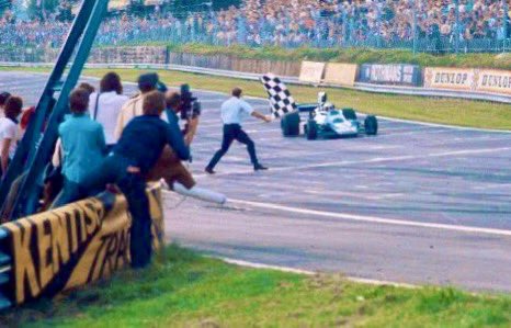 TheBishF1's tweet image. The #BritishGP has been run #OnThisDay 5 times. On 20 July β74, at Brands Hatch, it was the first #F1 GP that I ever went to, aged 11. It was won by Jody Scheckter, with whom I had lunch in Fulham, London, just the other day. Life is a magnificent journey, & Iβm a lucky man.