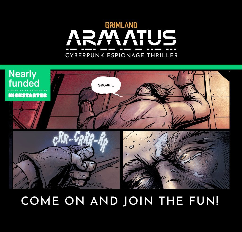 MKupski's tweet image. So close! We are currently at  88% funded!

Join in to help us reach the goal! kickstarter.com/projects/tjcam…
#kickstarter #Crowdfunding #comic #scifi