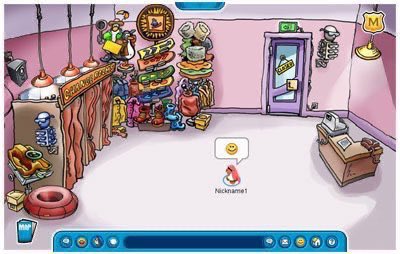 ThatPenguinGame's tweet image. 20 years ago today, the Club Penguin Team shared a Sneak Peek of the Gift Shop room.