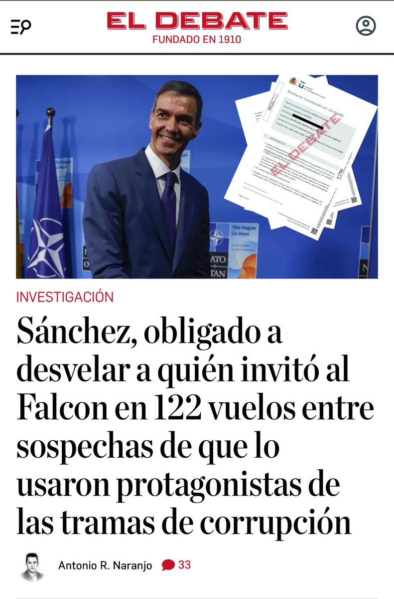 Tráfico desenfrenado de influencias. eldebate.com/espana/2025072…