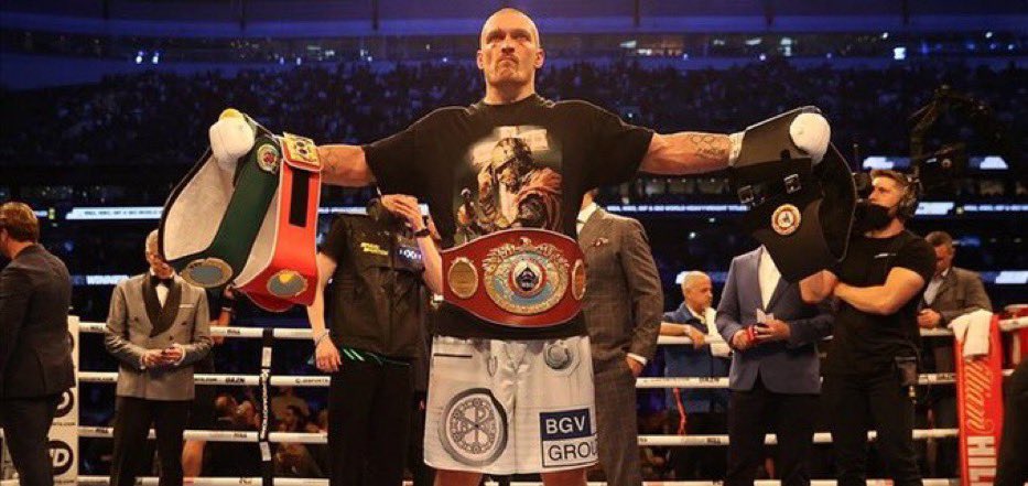 -Olympic gold medalist
- Undisputed cruiserweight champion
- Undisputed heavyweight champion
- Victory over Daniel Dubois x2
- Victory over Anthony Joshua x2
- Victory over Tyson Fury x2
- Undefeated

Who’s next for #OleksandrUsyk ?