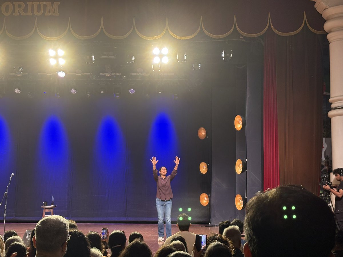 The 2 hour act, <a href="/AiyyoShraddha/">Aiyyo Shraddha</a>'s 91st apparently, last evening at a packed Shanmukanda Hall was a riot. Raced to the #1 stand up act we've watched this year. Fantastic!