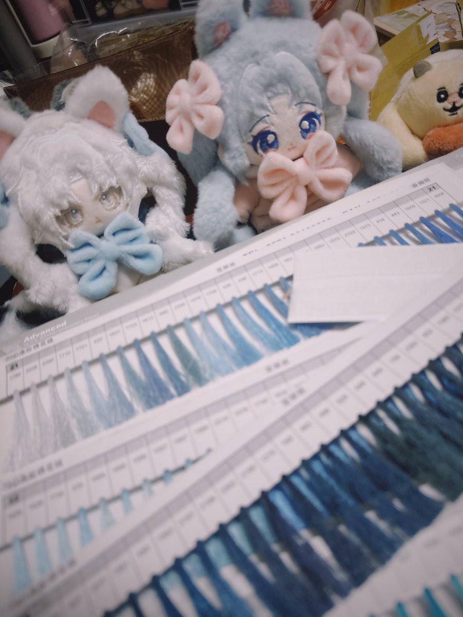whaleeU_U's tweet image. 終於來拆繡線本⋯