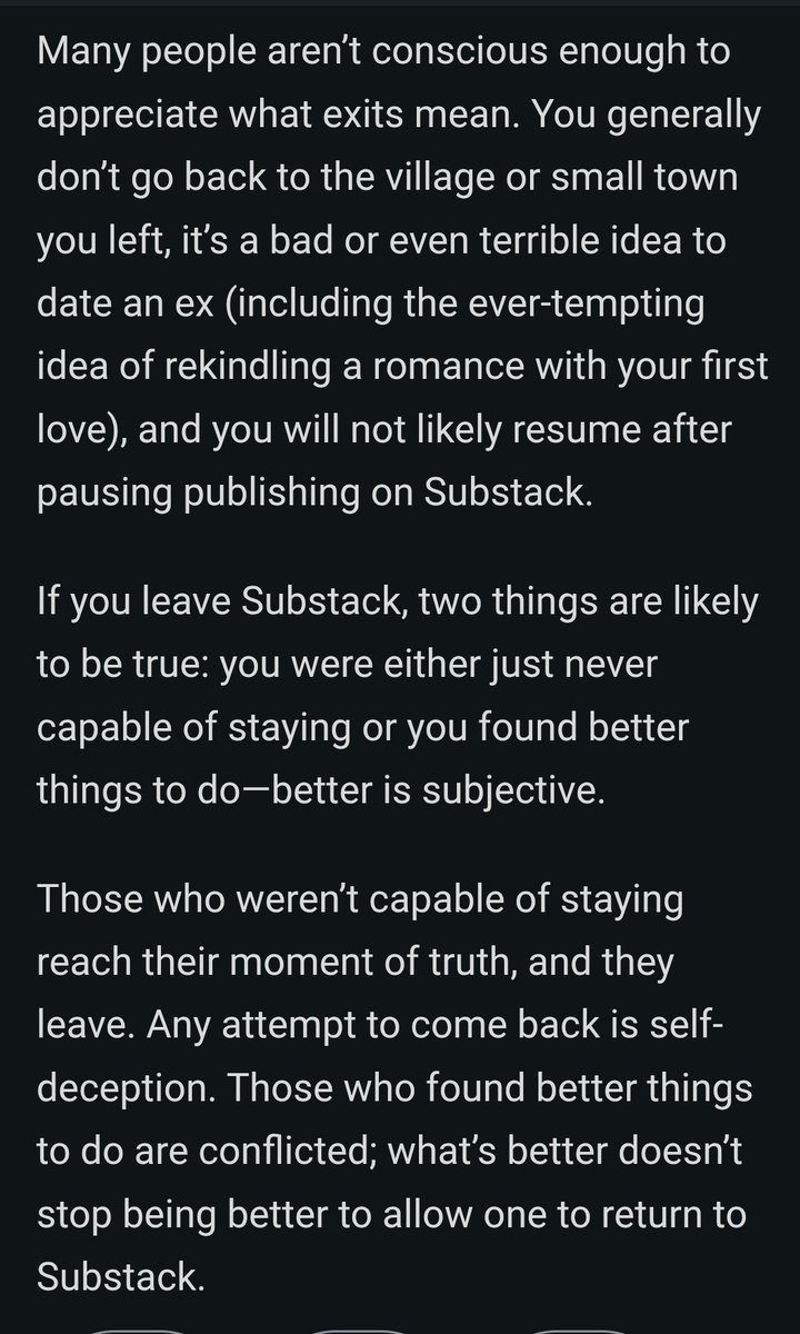 citizenshiper1's tweet photo. Totally agree 💯 #Substack #Exists (email I got from substance author, I link their "@" if I find it later in comments section) #RespectExistenceOrExpectResistance 🙄 duh 🕵🏽♂️🤹🏽♂️��🛀🏽🛌🏽🤺#Narciscist #Empathy #Dynamics #Jobs #Hobbies #WritersBlock 📚 📨 📯🥳 $randomness https://t.co/ryE3a2sBi6