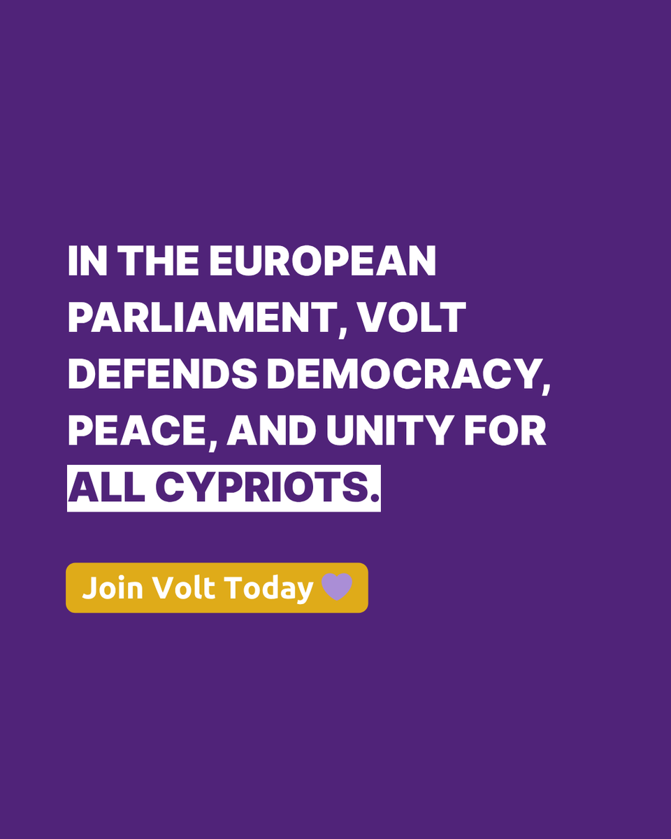 We honor the memory of the past with actions for the future. For peaceful and just reunification of Cyprus, join Volt: volt.team/simple-join/en