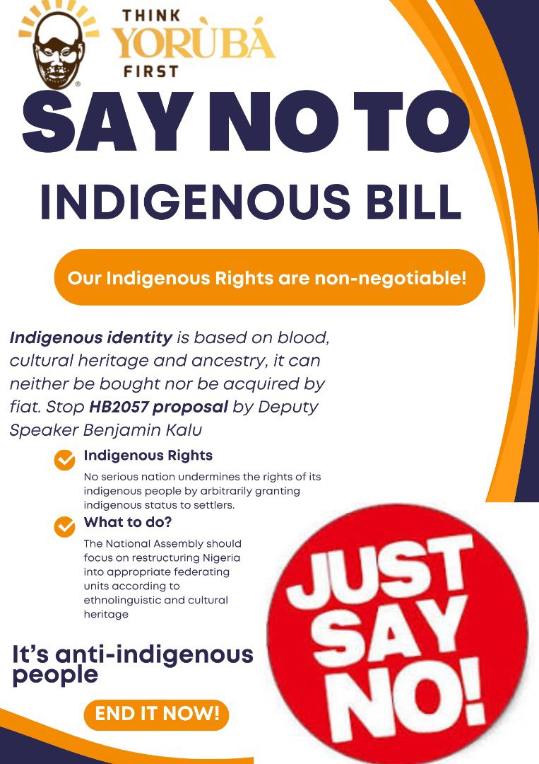 Out of over 10 ethnics groups and over 200 tribes in Nigeria it's only ibos that's advocate for state of origin removal

That's to tell you how greedy,and useless ibos have become

Why would ibos want to have indigenous rights all over Nigeria after enjoying citizens rights