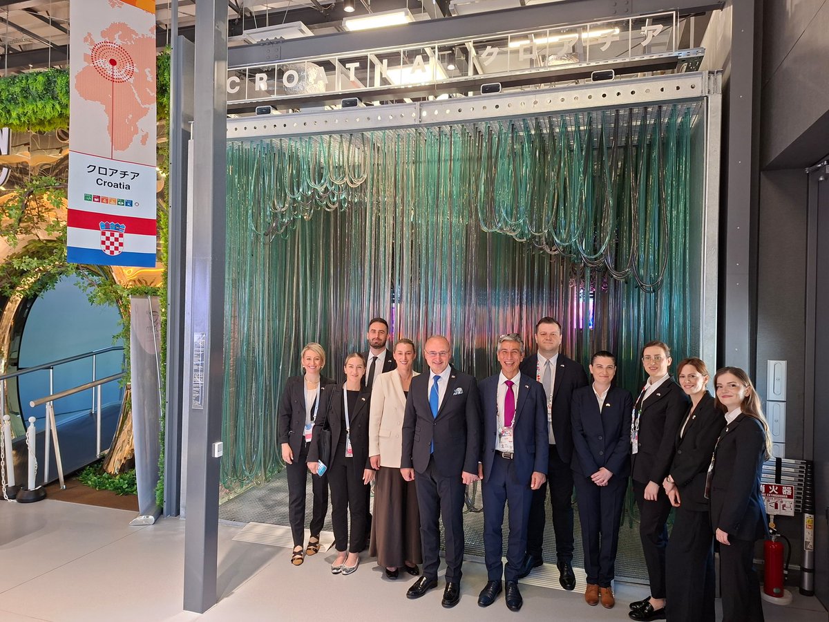 During his visit to Osaka, Minister <a href="/grlicradman/">Gordan Grlić Radman</a> explored the Croatian Pavilion at #EXPO2025, led by Director Edourd Tripković Katayama and his dedicated team. The Pavilion, themed "Croatia – Climadiversity," highlights our country’s natural richness, innovation, and creativity.