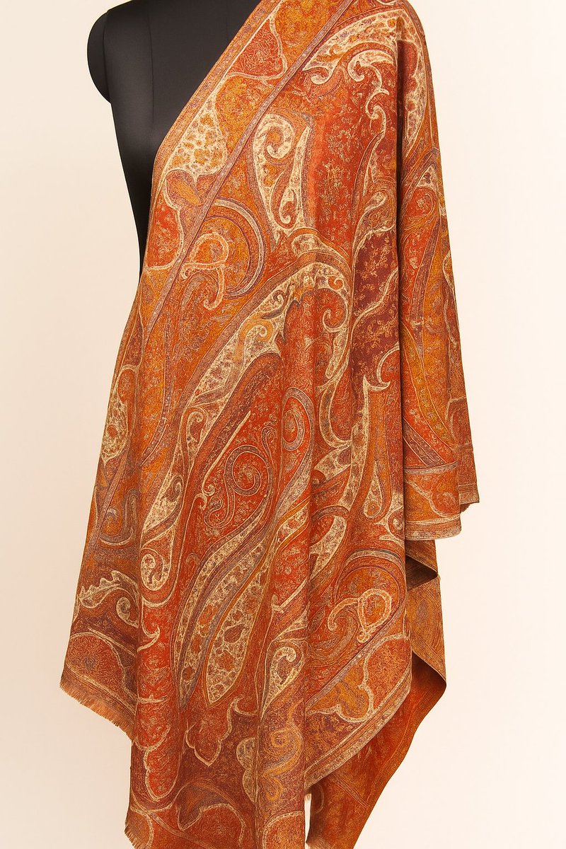 SunandaMad66124's tweet photo. Kani stole, pure wool &amp; Paisley design https://t.co/g6EMpzrVqs