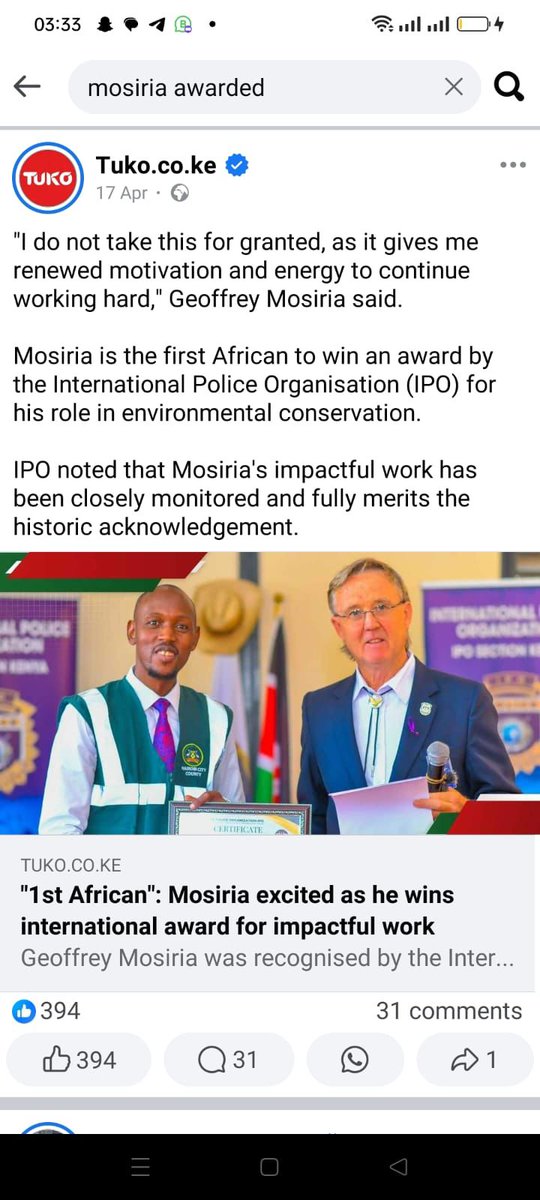 With Geoffrey Mosiria at the helm, operational ambulances were restored in Pumwani Hospital, ensuring quick emergency response in Nairobi's dense areas. #MosiriaWaMazingira.