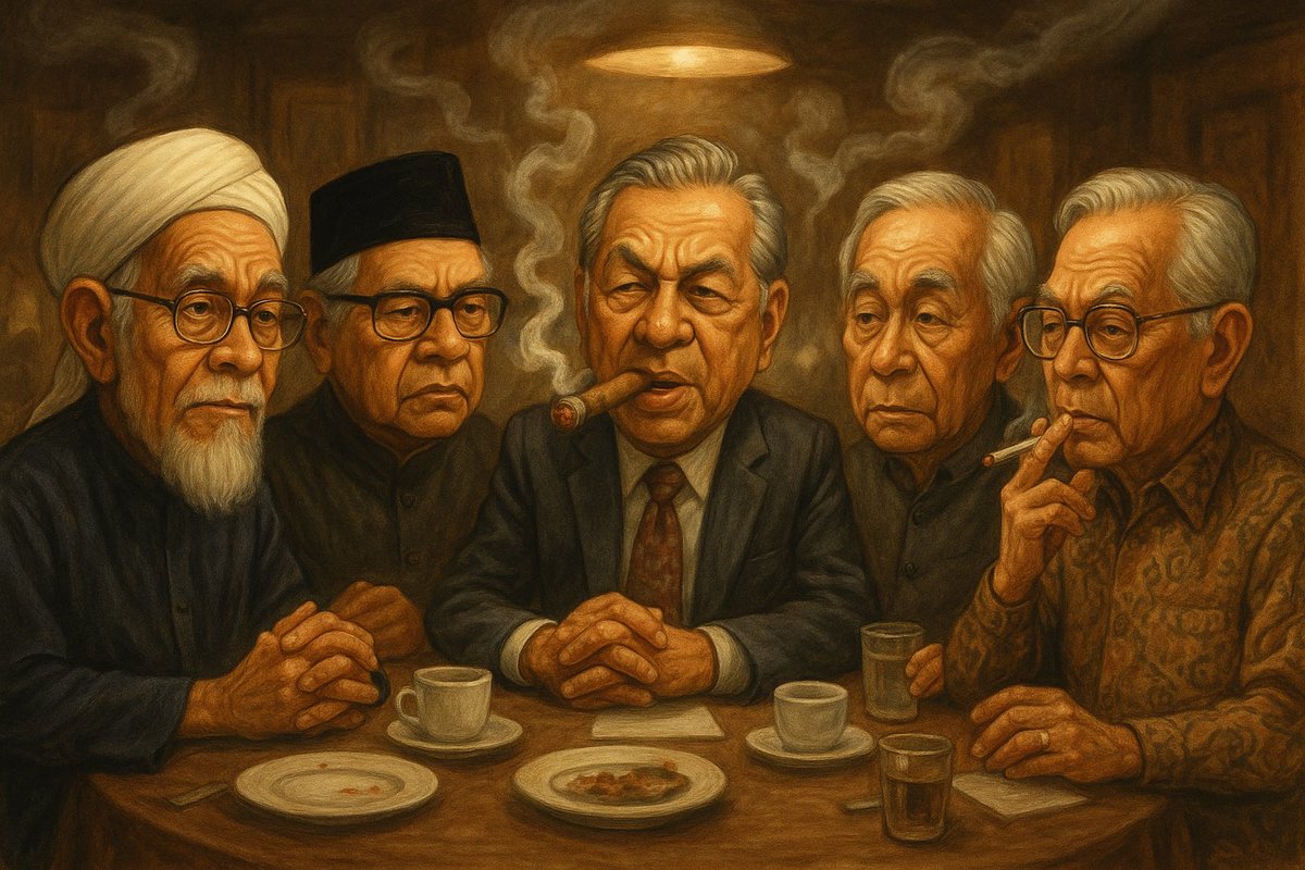 omarmu's tweet image. Dilema gerakan pelbagai serampang yang mendukung slogan #TurunAnwar sama ada melalui protes jalanan mahupun undi tidak percaya dalam Dewan Rakyat cuma satu:
Siapakah di antara mereka calon Perdana Menteri yang rakyat yakin dan percaya untuk menggantikan PMX?
Selagi sosok ini…