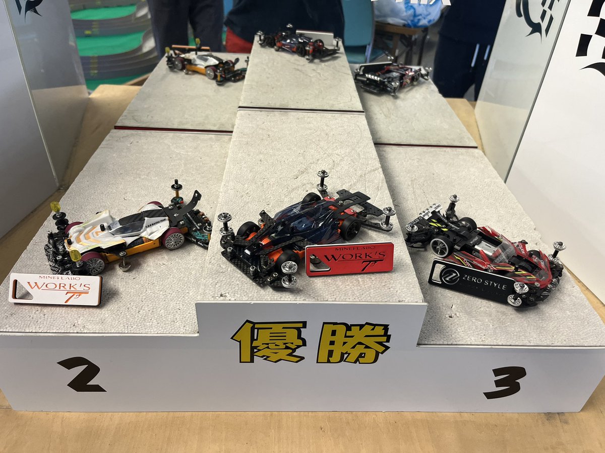 Mini4S7's tweet image. オープンクラス
優勝 ふっふっふっ選手
準優勝 キクチ選手
3位 ヒナ選手
入賞おめでとうございます㊗️