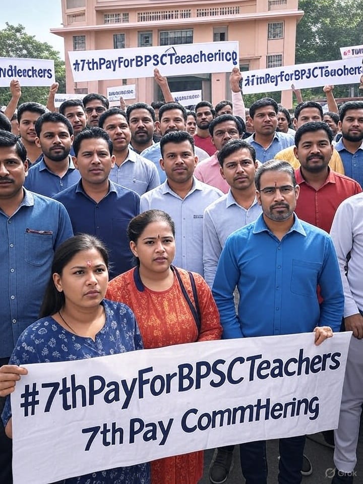 Teacher Info Point (@teacher_point) on Twitter photo सरकार को चाहिए कि हमेशा से अपने कर्मचारी को उनका वाजिब हक दें।
#7thPayForBPSCTeachers
<a href="/NitishKumar/">Nitish Kumar</a> <a href="/yadavtejashwi/">Tejashwi Yadav</a> <a href="/sunilkbv/">Sunil Kumar</a>
<a href="/aajtak/">AajTak</a> <a href="/ABPNews/">ABP News</a> <a href="/Live_Hindustan/">Hindustan</a> <a href="/htTweets/">Hindustan Times</a> <a href="/Live_Cities/">Live Cities</a> <a href="/ManojBhartiJSP/">Manoj Bharti</a> <a href="/PrashantKishor/">Prashant Kishor</a> सरकार को चाहिए कि हमेशा से अपने कर्मचारी को उनका वाजिब हक दें।
#7thPayForBPSCTeachers
<a href="/NitishKumar/">Nitish Kumar</a> <a href="/yadavtejashwi/">Tejashwi Yadav</a> <a href="/sunilkbv/">Sunil Kumar</a>
<a href="/aajtak/">AajTak</a> <a href="/ABPNews/">ABP News</a> <a href="/Live_Hindustan/">Hindustan</a> <a href="/htTweets/">Hindustan Times</a> <a href="/Live_Cities/">Live Cities</a> <a href="/ManojBhartiJSP/">Manoj Bharti</a> <a href="/PrashantKishor/">Prashant Kishor</a>