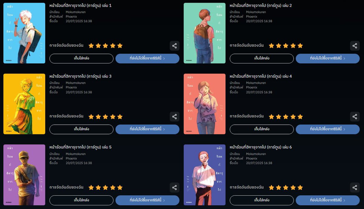 ช่วงนี้ติดอนิเมะ Hikaru ga shinda natsu มากเลยครับ 
เลยไปหาซื้อ Ebook แปลไทยเก็บไว้ ตื่นเต้นมากไม่ไหว มันฟิน ๆขม ๆ🥹