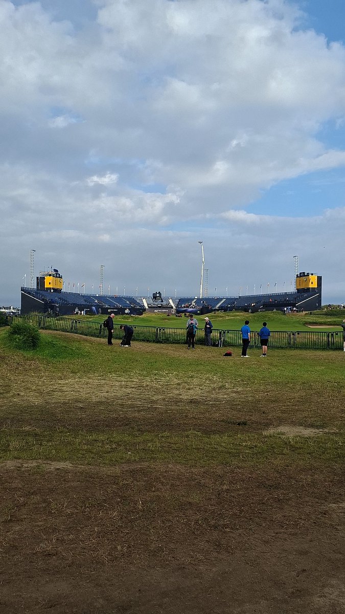 At <a href="/TheOpen/">The Open</a> down at the range and some Irish fella is hitting some ball. Shane something, won it in 2019