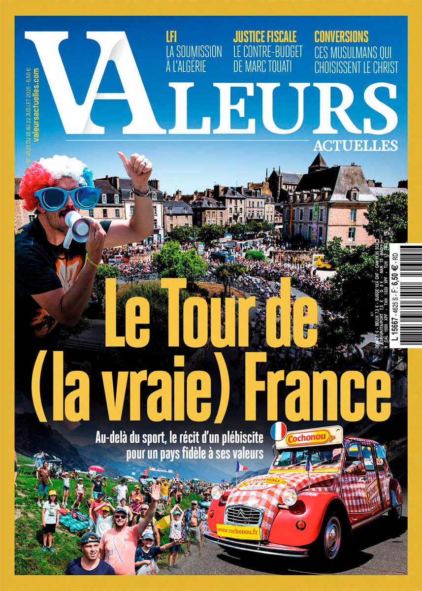 🗞️ Le dernier numéro de Valeurs actuelles disponible dans les kiosques et sur notre boutique en ligne ⤵️ 

buff.ly/H2nTCpe