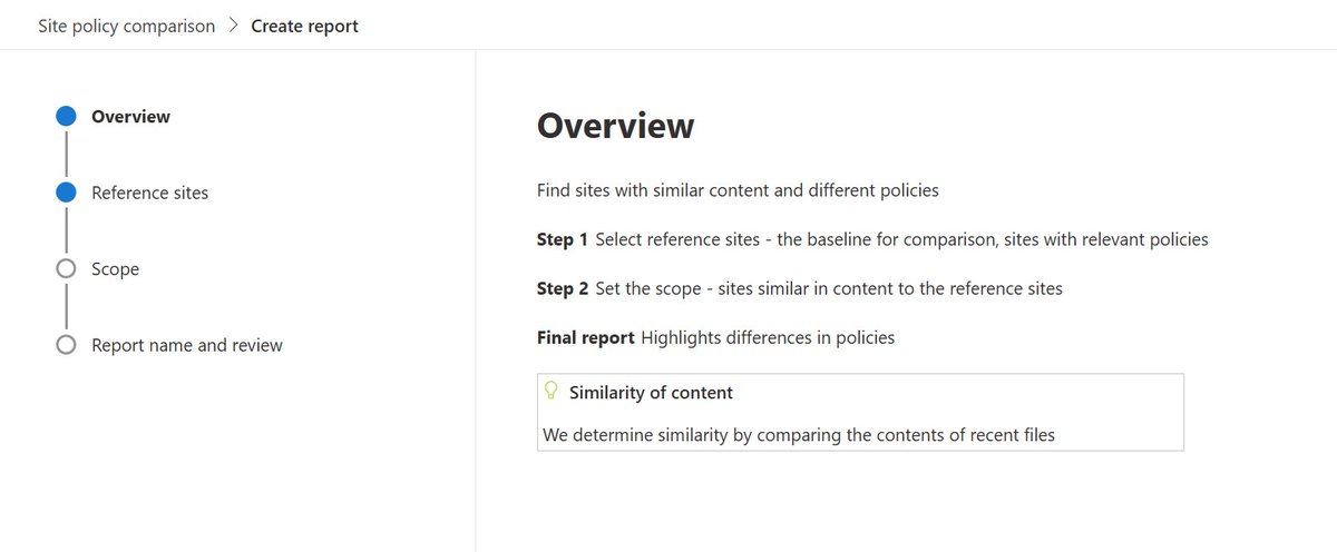 marco_r_73's tweet image. New "Site Policy Comparison" arrived in my tenant as new report inside @SharePoint Advanced Management.
I'm curious to try this new feature ๐ ๐
#SharePoint #SAM #SharePointAdvancedManagement #Microsoft365