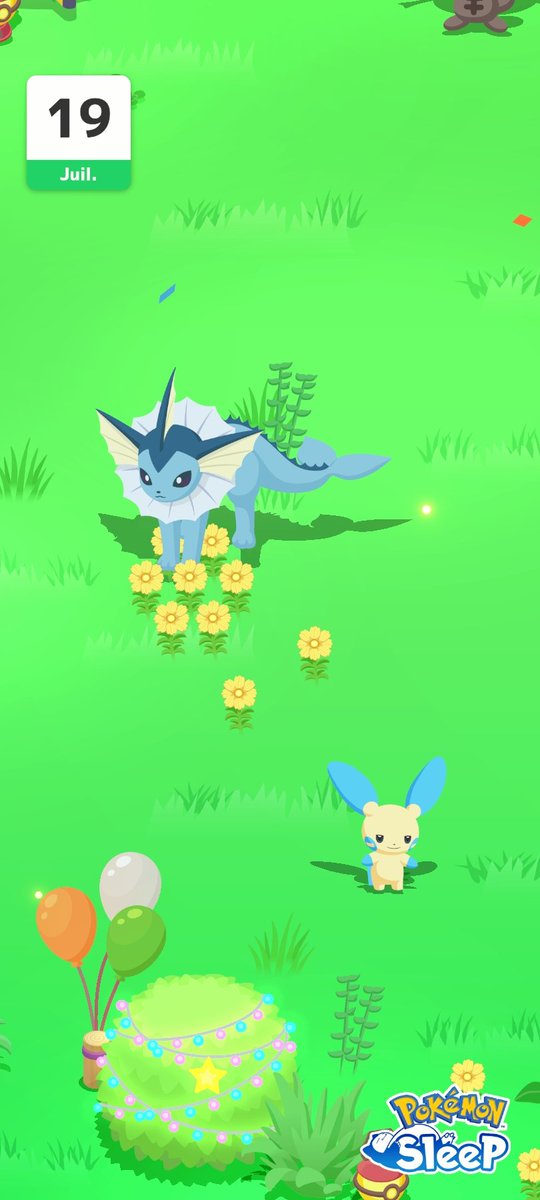 furaXeliza's tweet photo. Last #PokemonSleep2nd shot, two blue creatures 👀 https://t.co/jPqgS6fEbg