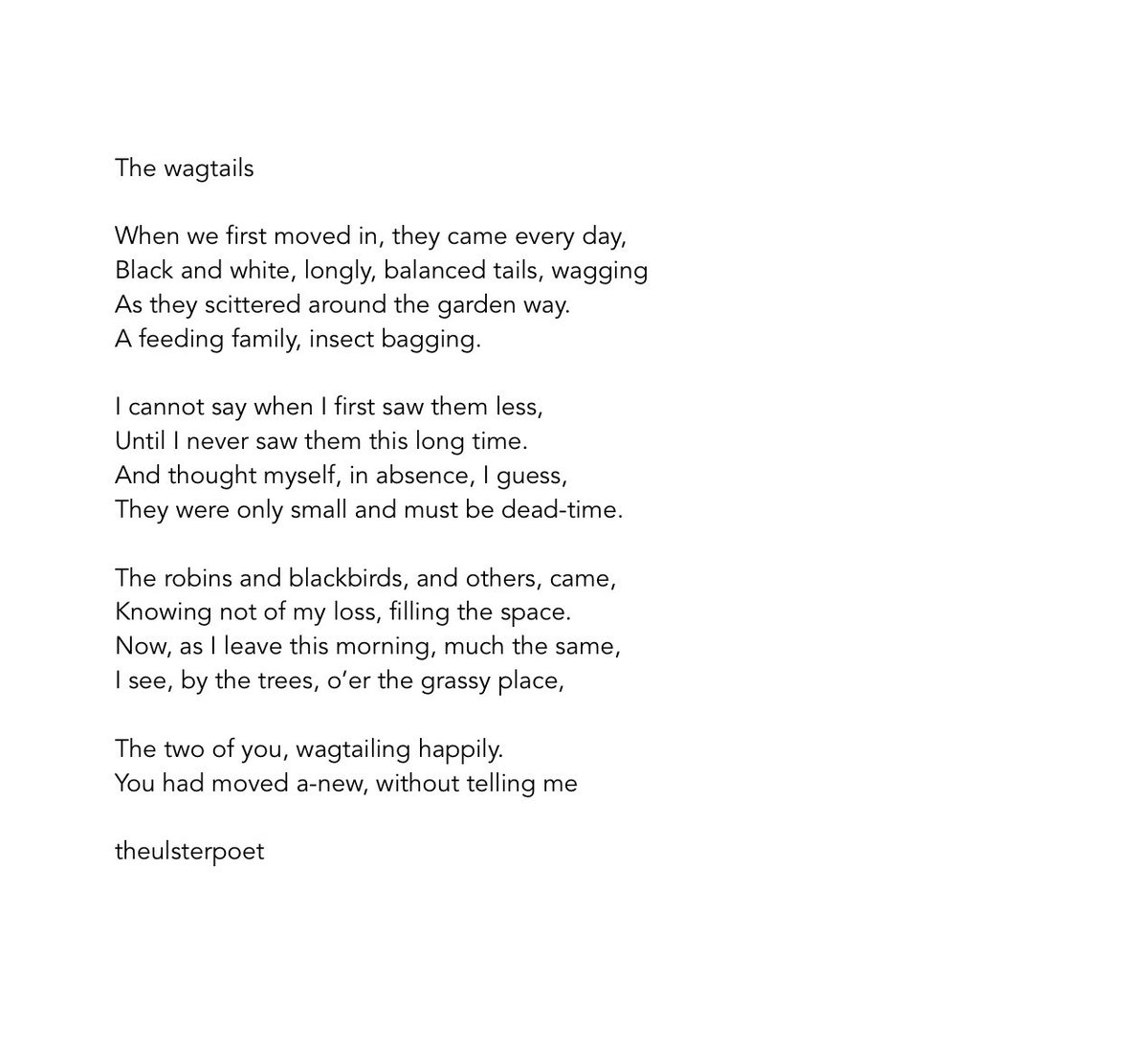 A little poem to get you musing over your coffee… what is he on about now, I hear you cry, but hey, this is a true story 💔

#Poetry #lovepoem