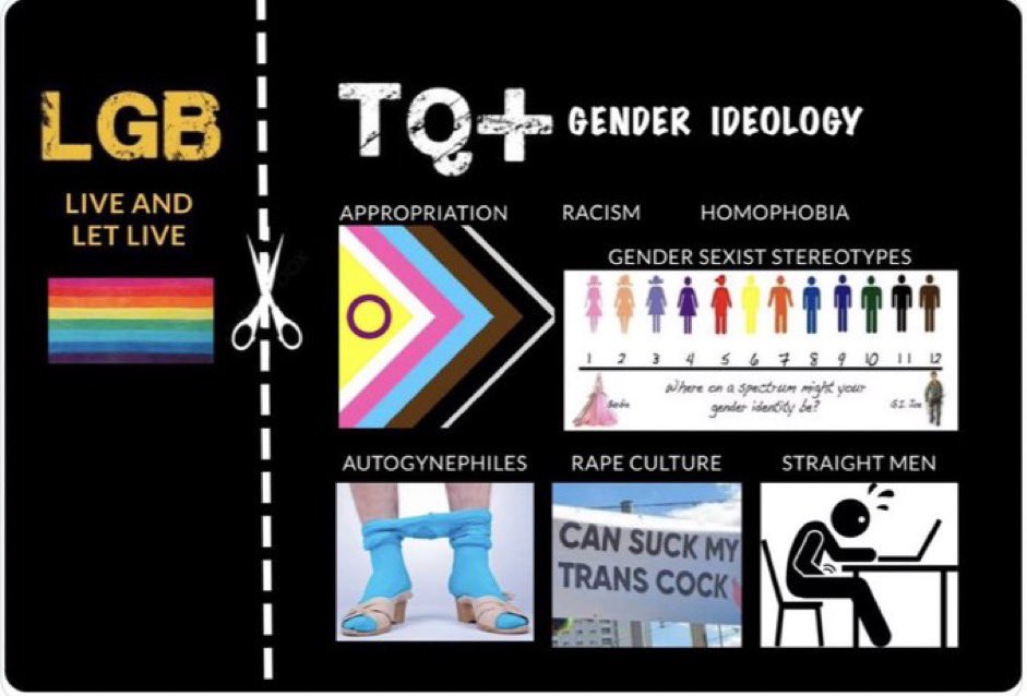 <a href="/OERRBlog/">ÖRR Blog.</a> <a href="/georgrestle/">Georg Restle</a> - warum verwendet der ÖRR eine Fetisch-Flagge? Wenn TQIA+ dieselben "Themen" haben wie wir LGB, warum brauchen sie dann eigene Elemente auf der Regenbogenflagge? 

Der Erfinder dieser infantilen Flagge ist übrigens ein Fetischist, der die Unterwäsche seiner Mutter