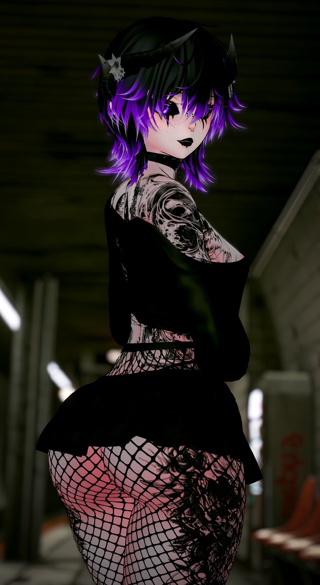raki_vr's tweet image. 💜Come on, just say it~💜