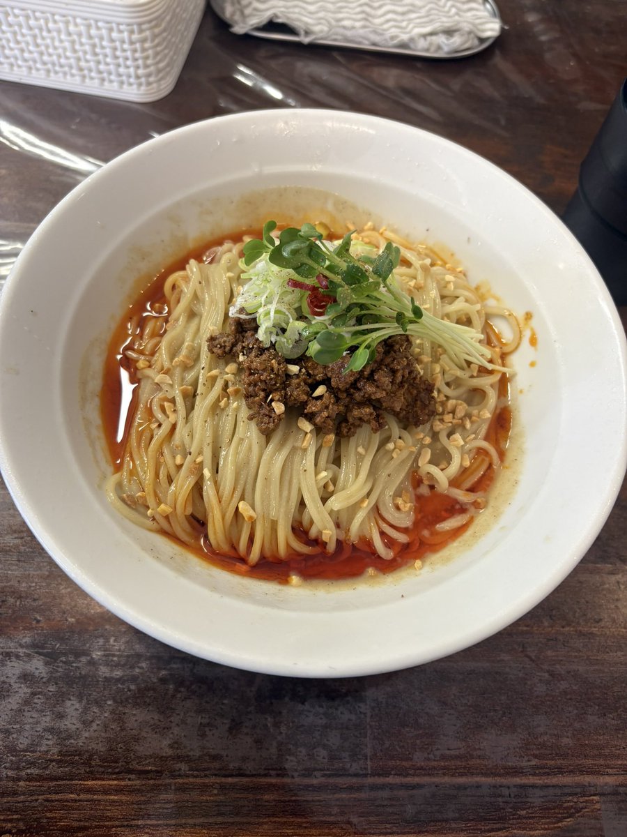 yoltupa's tweet image. 37🍜
麺処一心
栃木県鹿沼市
本日限定の
冷たい汁無し担々麺を
オーダー
暑いから冷たいのは
ありがたいですね。
美味しくいただきました
冷たい煮干しそばもいいよな
次回は2杯食いもいいかも😁