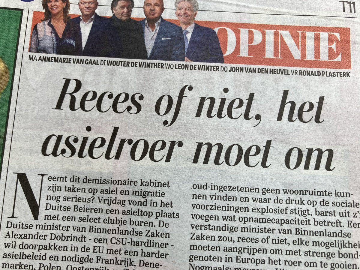 Gerhardhormann's tweet image. Columnist Nausicaa Marbe heeft gelijk: we moeten stoppen met #asielopvang in de huidige vorm, al doe je dat wat mij betreft alleen maar vanwege het feit dat Nederland met voorsprong het meest dichtbevolkte land van Europa is. Er is hier simpelweg te weinig plek.