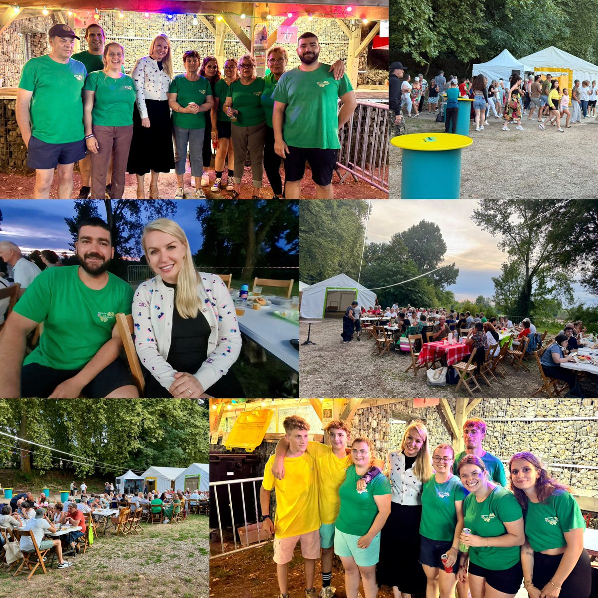 HeleneLaporteRN's tweet image. 🪩 Hier soir à #Lagruère avec Romain Chaumeil, à l’occasion de la fête de village organisée par le dynamique Comité des fêtes : un week-end festif et convivial couronné de succès !
Concours de pêche, randonnée, olympiades, danse country et soirée dansante rythment ces deux…