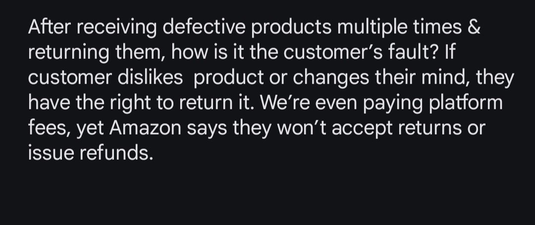 Kumarnishant237's tweet photo. Amazon need to here this: https://t.co/iQACfZAHpA