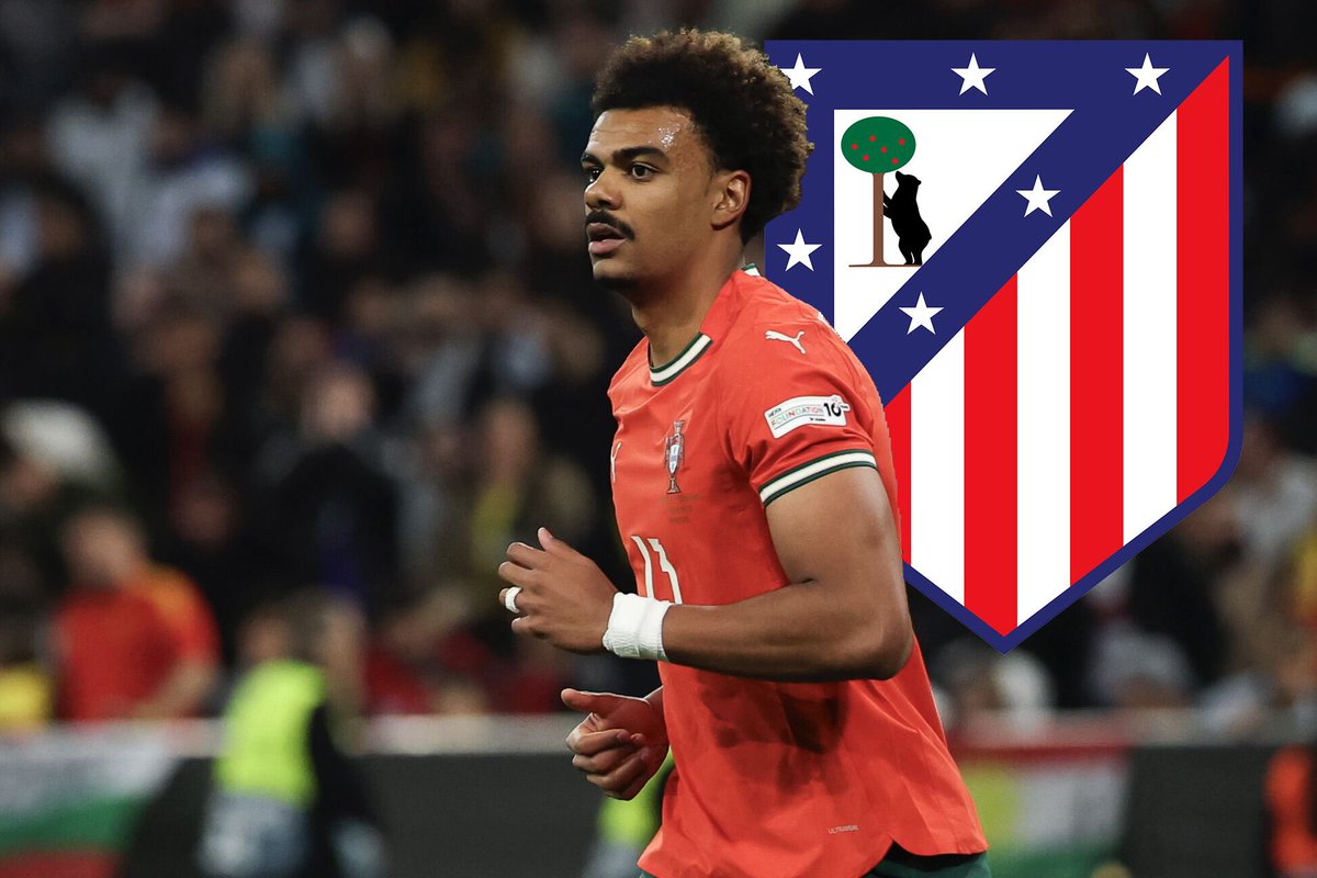 Plettigoal's tweet photo. 🚨🔴⚪️ Renato #Veiga is a concrete option for Atlético Madrid as exclusively revealed yesterday. 

Talks with the player’s camp have started and have been positive so far. The 21 y/o versatile defender can really imagine joining Atlético. Chelsea are focused on a permanent deal. More top clubs are monitoring Veiga. 

FC Bayern like his profile but are not in the race for him at the moment. #CFC

@SkySportDE 🇵🇹
