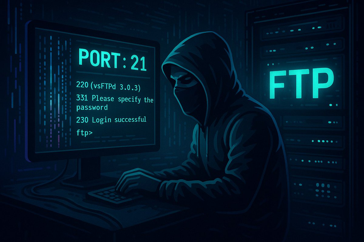 Level23HackTool's tweet image. FTP Server Exploitation: Pen Testing Port 21 Like a Pro
FTP servers running on Port 21 are prime targets for attackers—but for ethical hackers, they’re a goldmine for security testing. Whether you're a penetration tester, cybersecurity analyst...
htdark.com/blogs/post/ftp…