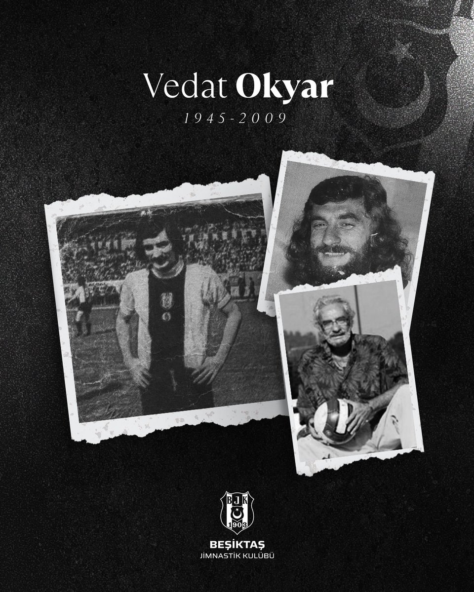Efsane futbolcularımızdan Vedat Okyar’ı vefatının 16. yıl dönümünde saygıyla ve rahmetle anıyoruz.