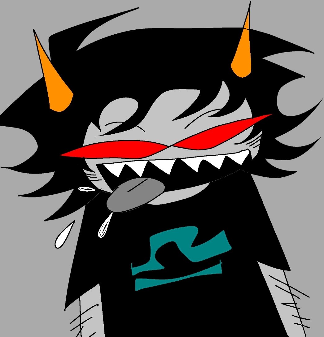 boiledcaprisun's tweet image. terezi done in a minute. I feel at Peace when i draw her