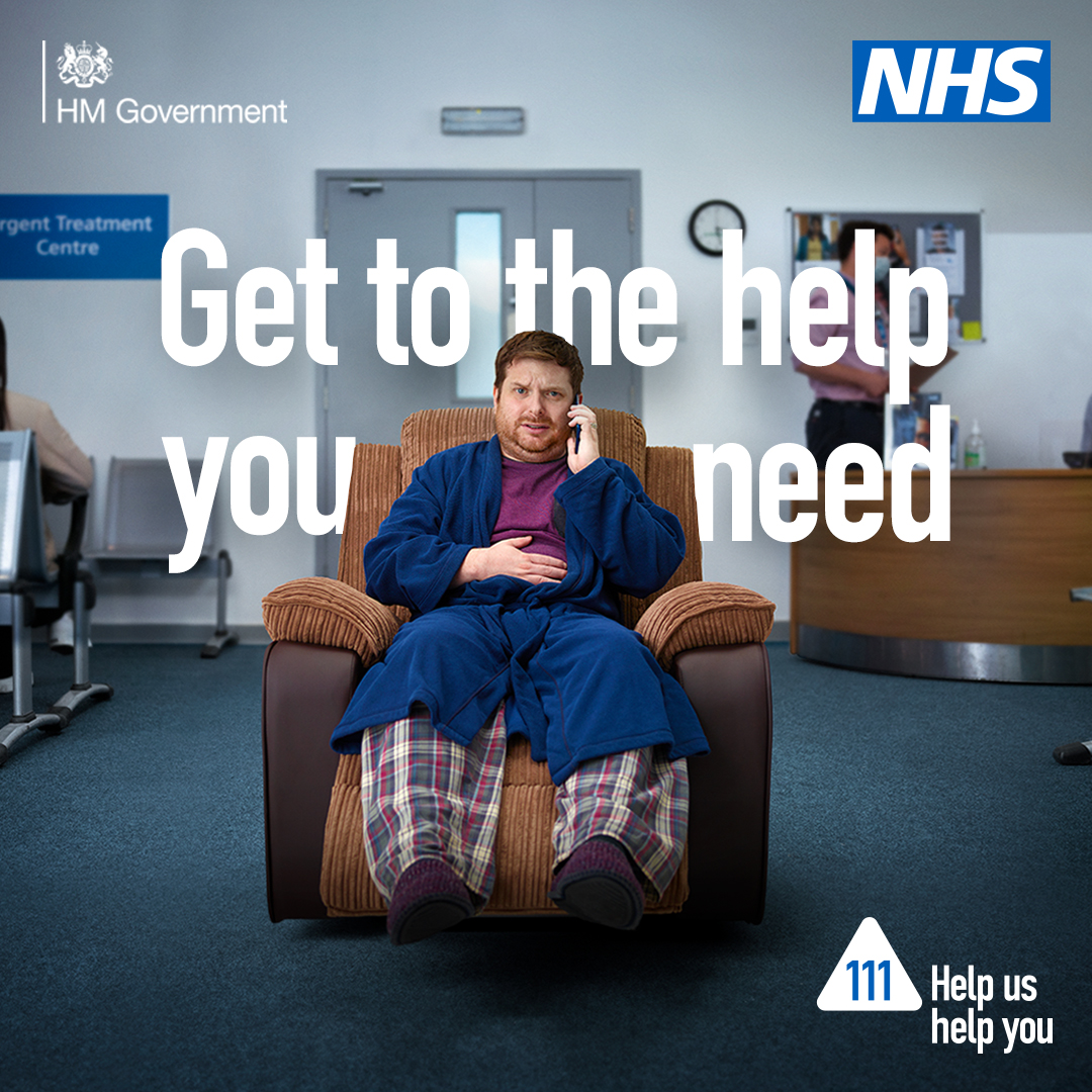 RotherHealth's tweet image. NHS 111 is there for you 24 hours a day, 7 days a week.
If you need medical help but you're not sure where to go, use 111 to get assessed and directed to the right place for you.
🌐 Online - search NHS 111
📱 By phone - dial 111
📱 Through the NHS app