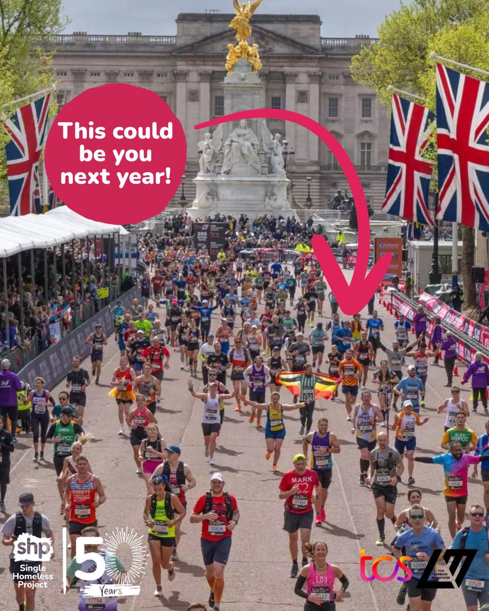 Don't miss your chance to take on the world's most famous road race - apply for one of our #TeamSHP places in the 2026 London Marathon today!

Every step you take helps fight homelessness in London and empowers people to rebuild their lives.

🏃‍♀️🏃‍♂️ Run for change. Run for home.