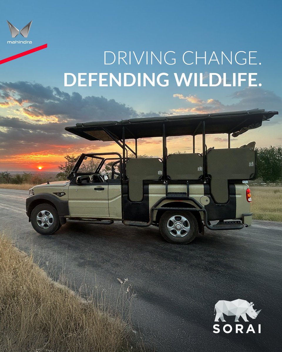 Mahindra_SA's tweet image. At Mahindra, we believe in protecting what matters most — from our drivers to our wildlife. That’s why we’re proud to support SORAI and their mission to safeguard rhinos from extinction.
Together, we drive purpose. Together, we rise.
#MahindraSA #TogetherWeRise #SORAI