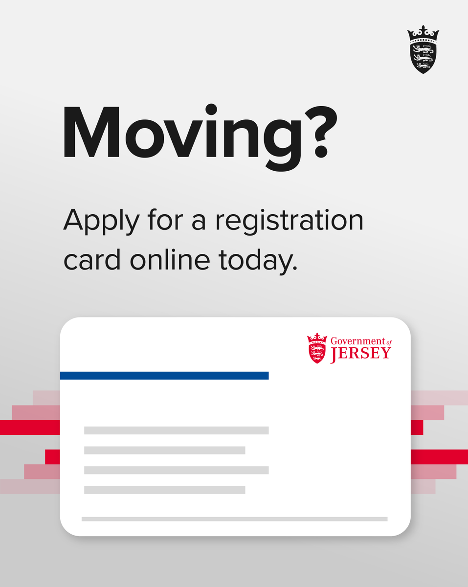 Are you moving house? You may need a registration card.

Head over to the government website to register online here: bit.ly/46Zlnaw