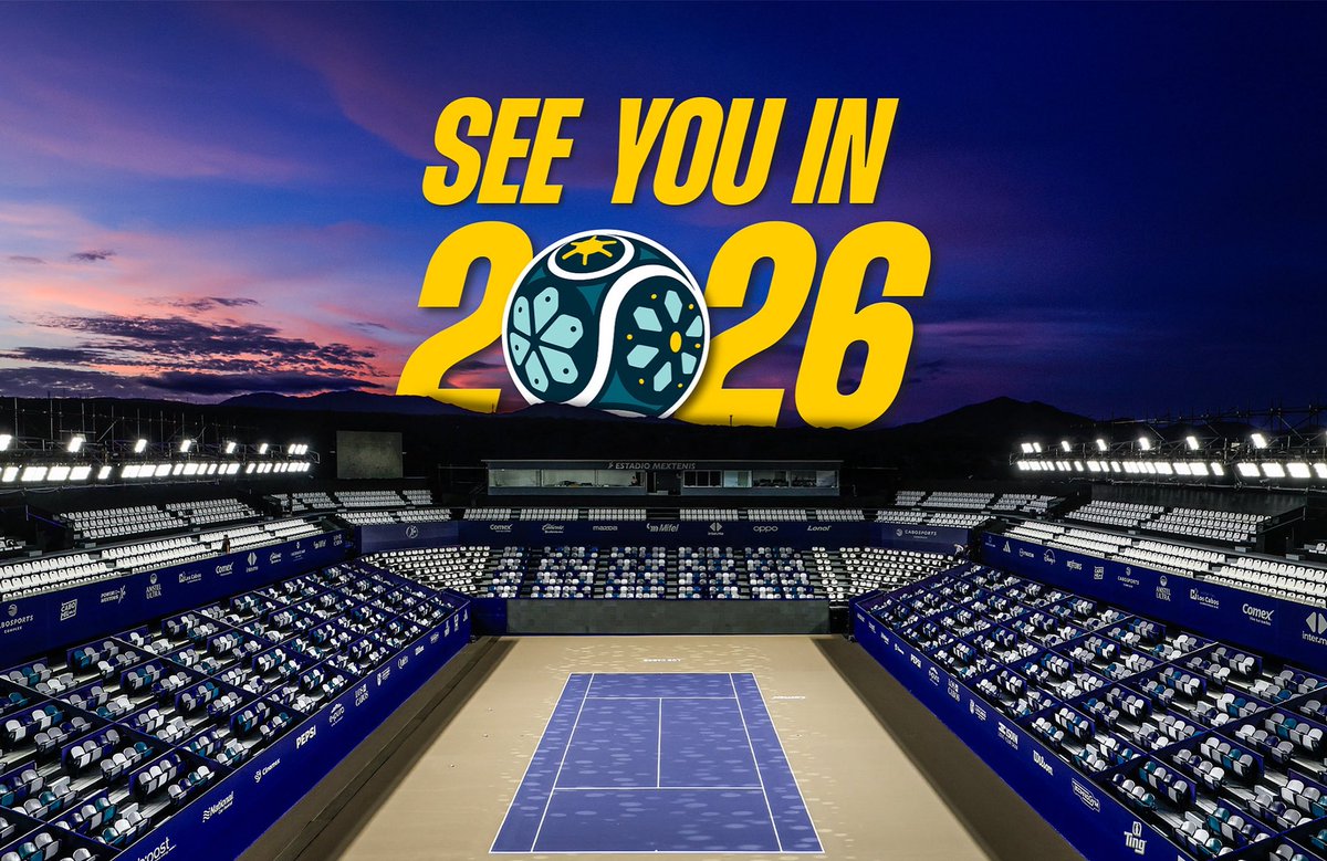 MifelTennisOpen's tweet image. Thanks for being part of another unforgettable #LosCabosTennisOpen. 🥰
See you in 2026! 👋