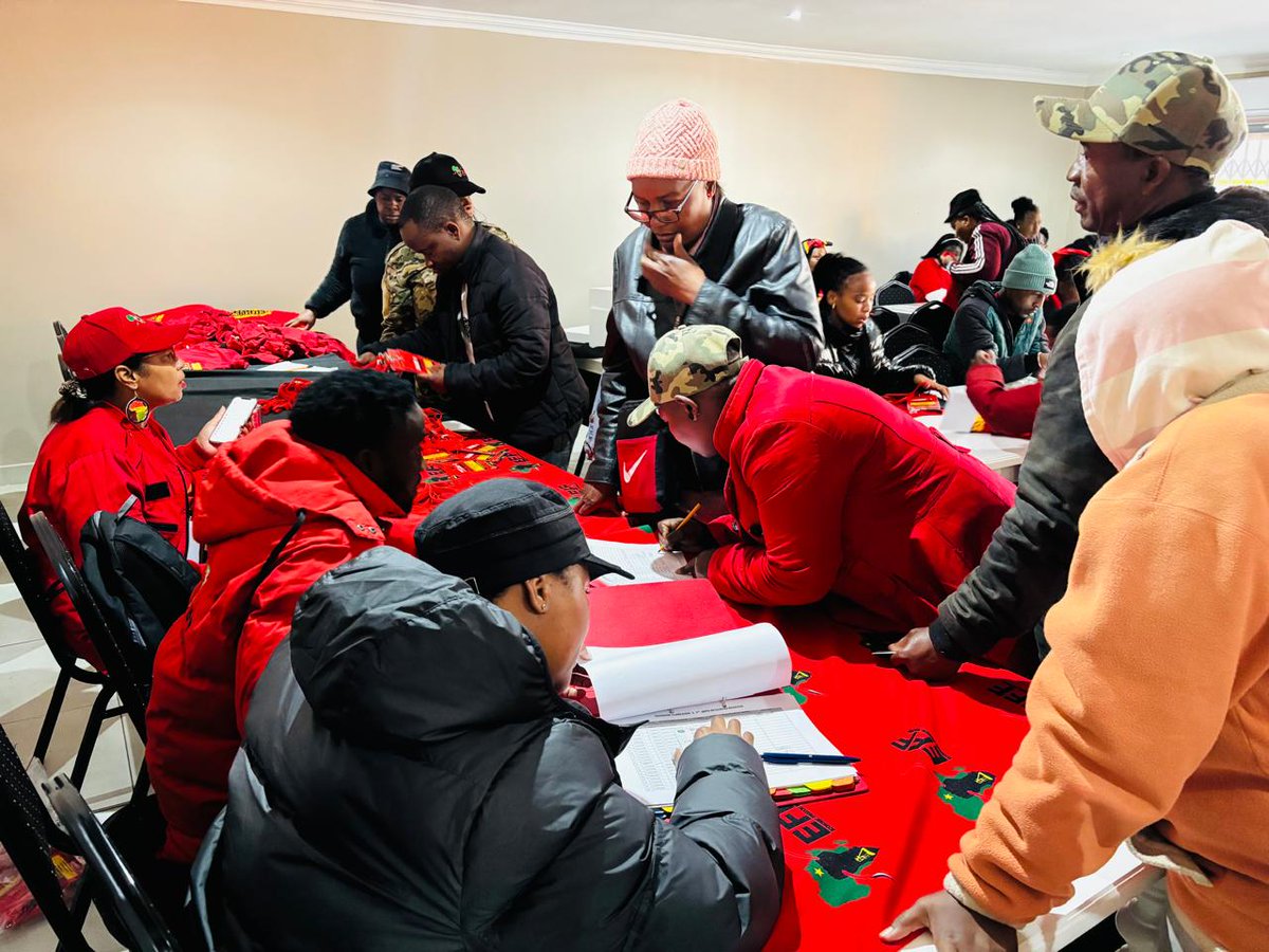 EFFGautengProv's tweet image. 🚨In Pictures🚨
Registrations ongoing in the 1st SubRegional Peoples Assembly of the EFF in Tshwane SubRegioal.
#EFFSRPA