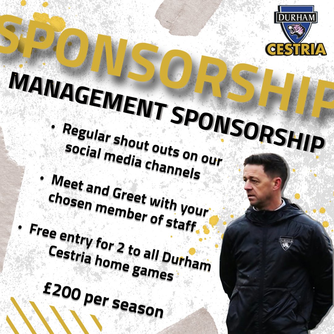 Get behind your favourite player or coach with our 2025/26 Sponsorship packages!

Perfect for fans and businesses, you'll receive exposure to a national audience! 

For more details email us at
cestria.media@gmail.com

#HearUsRoar