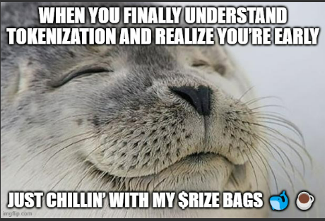 MonsterK91's tweet image. When it finally clicks…
Tokenization isn’t just a buzzword — it’s the future.
And $RIZE? I’m already in 🧘‍♂️☕🐋
#TRizer #TokenizeEverything @trize_io
