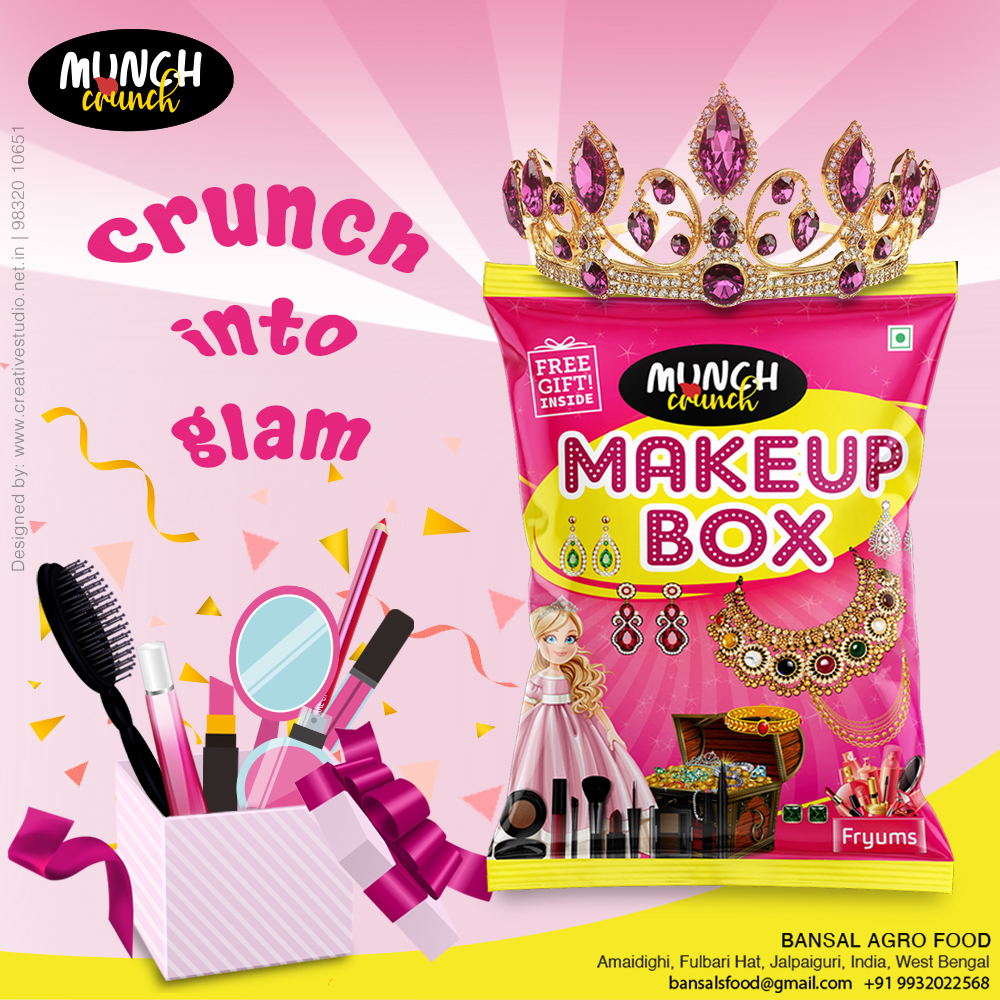 munch_crunch_'s tweet image. 👜 A makeup box full of… taste &amp;amp; crunch! 
.
.
.
.
.
#makeupboxfryums #munchcrunch #snackinstyle #crunchylicious
#snackgoals #snacktime #glamsnacks #snackqueen #snacksmart