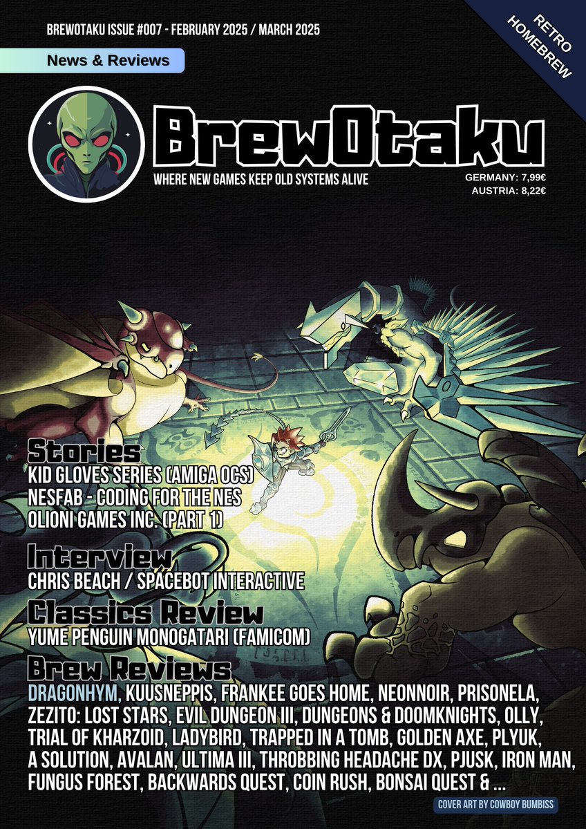 brewotakumag's tweet image. Co-hosted by @DragonBoxShop we will be at gamescom 2025. If all our plans go straight, issue #007 should be ready by then. Also, #003 will be released to the public as a free .pdf a tad earlier, perfectly in time!
#brewotaku #magazine #gamescom