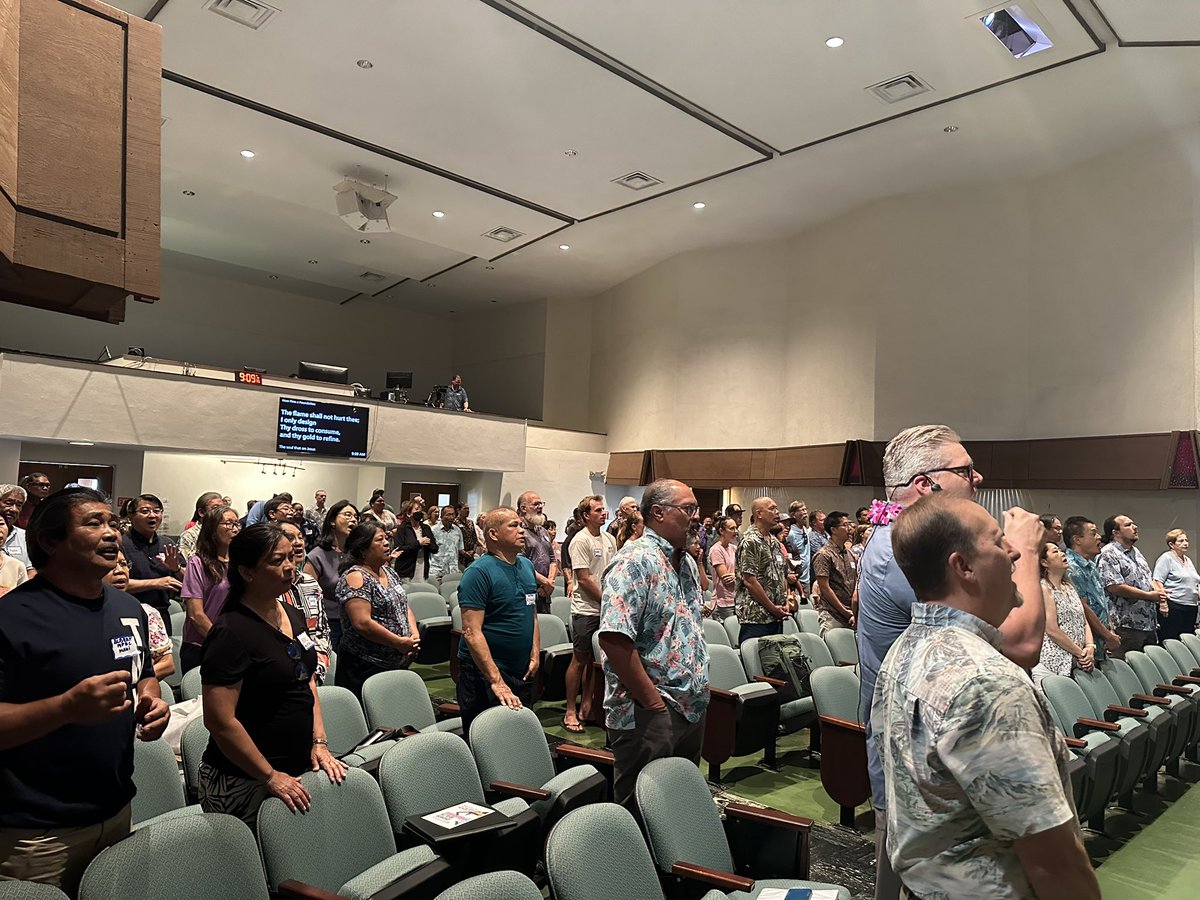PastorCroft's tweet image. The church health conference here in Honolulu, HI could not have done better. Thanks to the Hawaii Pacific Baptist Convention for inviting myself and @MarkHallock to be a part of this excellent event. 

I’m preaching tomorrow at Olivet Baptist Church here. Thanks for praying.