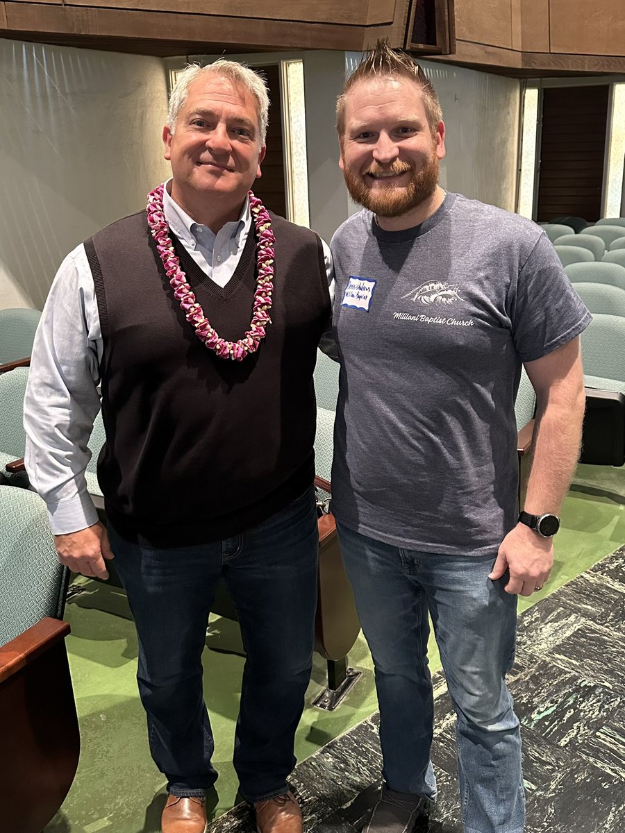 PastorCroft's tweet image. The church health conference here in Honolulu, HI could not have done better. Thanks to the Hawaii Pacific Baptist Convention for inviting myself and @MarkHallock to be a part of this excellent event. 

I’m preaching tomorrow at Olivet Baptist Church here. Thanks for praying.