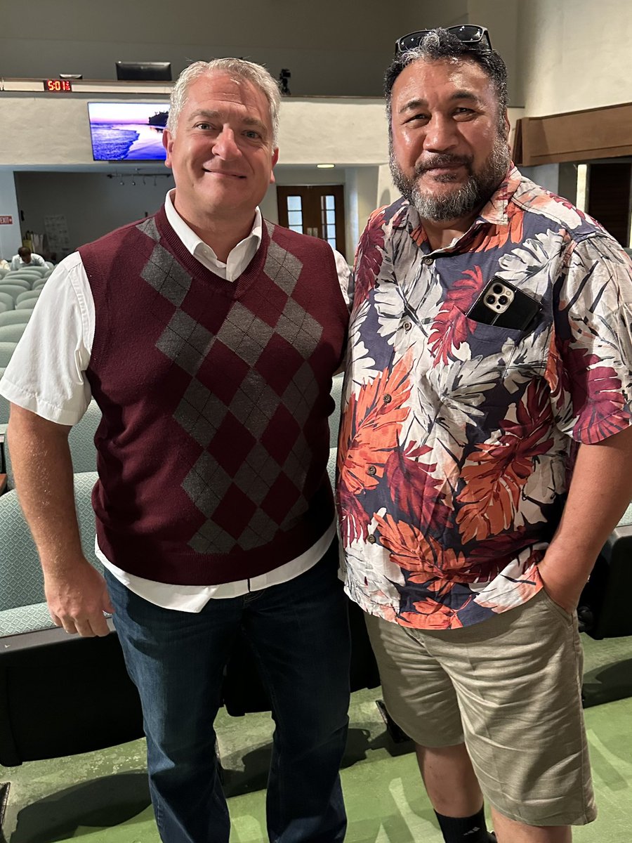 PastorCroft's tweet image. The church health conference here in Honolulu, HI could not have done better. Thanks to the Hawaii Pacific Baptist Convention for inviting myself and @MarkHallock to be a part of this excellent event. 

I’m preaching tomorrow at Olivet Baptist Church here. Thanks for praying.