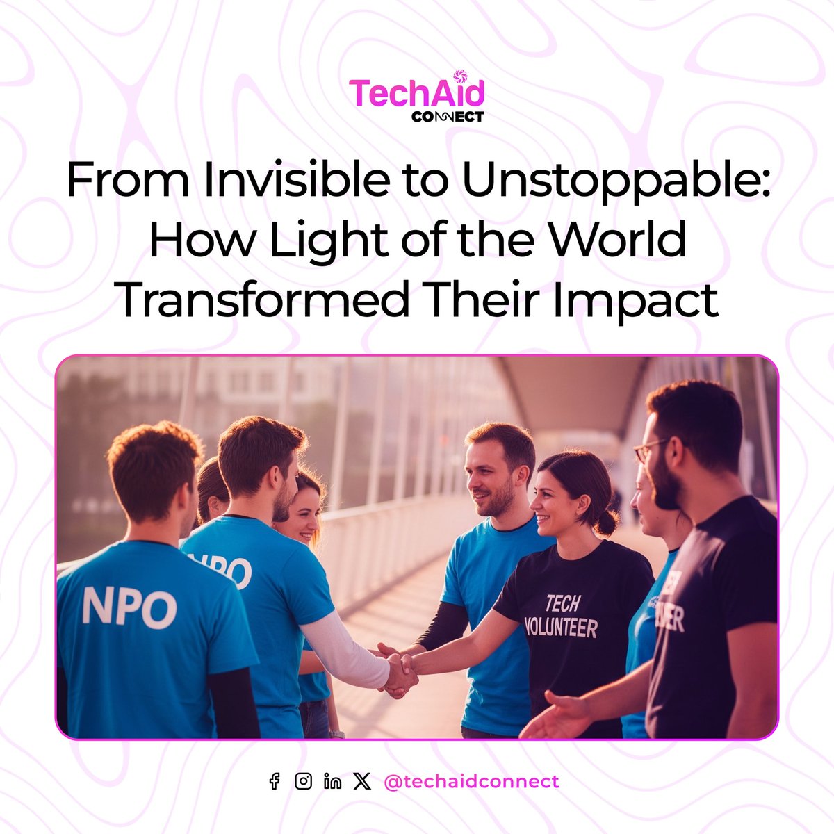 TechAidConnect's tweet image. They had the heart. They had the hustle. But without branding and data, Light of the World was still invisible. Here’s how they broke through and how YOU can too.
Register with us and get access to work with our verified volunteers
#NonprofitGrowth #ImpactStory #MissionDriven